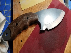 peacekeeper oggetti di scena lama coltello prop 3d print model - Mito3D