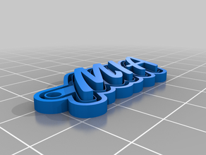 mia llaveros personalizado 3d print model - Mito3D