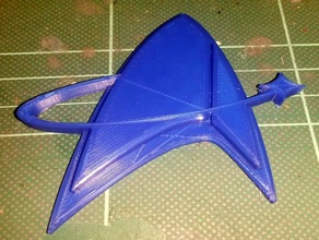 star trek picard sergi logosu sahne cosplay aksesuar jean-luc jeanlucpicard yıldız filosu startrek startrekpicard tng 3d print model - Mito3D