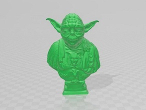 salve yoda sculture jedi starwars di star wars 3d print model - Mito3D