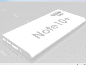 samsung galaxy nota 10+ proteção de caso telefone celular samsungnote10 3d print model - Mito3D