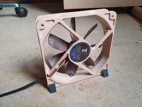 Ventilateur de 120 mm pieds ordinateur 120mm ventilateur 3d print model - Mito3D