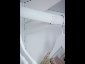 armoire rack en bout de barre l'organisation barend castorama cremaillere leroy merlin garde-robe 3d print model - Mito3D