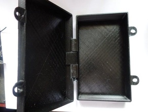 abschließbare Geld Reisen passport box Container cash-box 3d print model - Mito3D