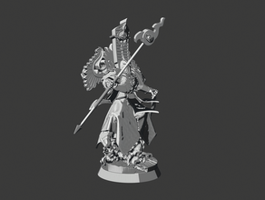 all dust exalted sorcerer tzeentch games chaos thousand sons 3d print model - Mito3D