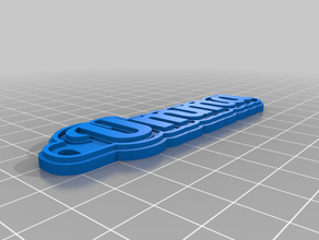 llavero umma, la langosta de dos llaveros personalizado 3d print model - Mito3D