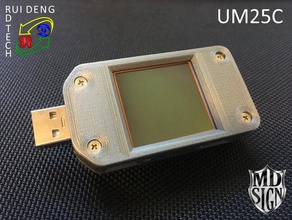 protective case rui deng ruideng rd tech um25c usb-tester tool holders & boxes cover protection shell 3d print model - Mito3D
