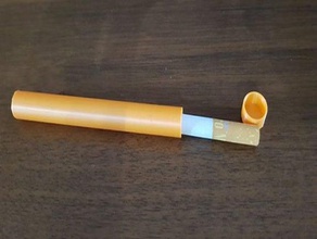 simple cigarrillo conjunto de tubo hobby el los cigarrillos en caso fácil impresión ganja hábito fumar malezas 3d print model - Mito3D