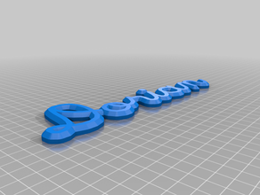 dorian organización personalizado 3d print model - Mito3D