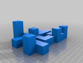 puzzle del cubo giochi e giocattoli di 3d print model - Mito3D