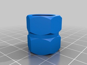 my customized screw-to-screw connector crest trav tocrest household supplies 3d print model - Mito3D