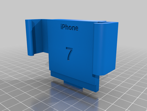 meine angepasste universal-dock - iphone-7 magnetische Abdeckung Handy kundengebundene 3d print model - Mito3D