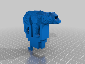 coup de sifflet l'ours jouets & jeux chickidee coocoo 3d print model - Mito3D