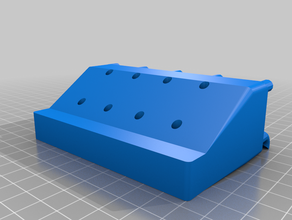 precision screwdriver pegboard mount tool holders & boxes customized 3d print model - Mito3D