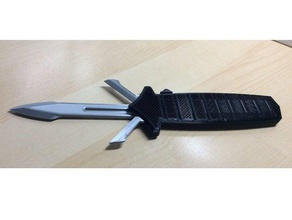 klingon otf dagger props 3d print model - Mito3D