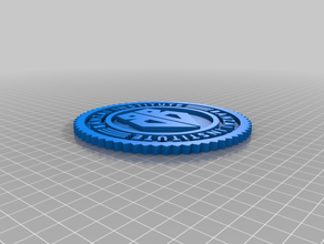 buckaroo banzai institute badge art 3d print model - Mito3D