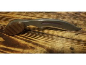 silencer blade dagger fantasy knife prop 3d print model - Mito3D