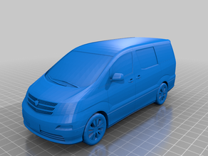 toyota alphard veículos 3d print model - Mito3D