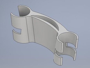 accesorio ultimaker 3 para sujeci n del tubo filamento 3d printer accessories pla 3d print model - Mito3D