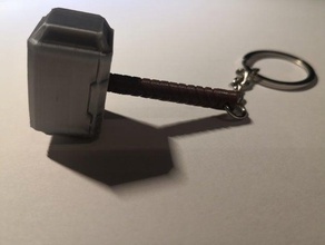 mjolnir trousseau de clés L'impression 3d 3d print model - Mito3D