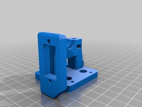 e3d bowden fan servo adjusted 3d printer parts 3d print model - Mito3D