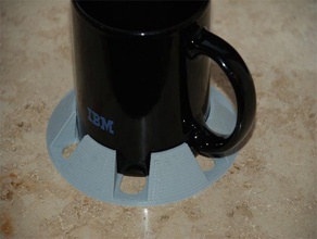mug tilt protection customizable food & drink cup cupholder holder useless 3d print model - Mito3D