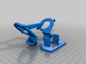 d-bot linear rail bondtech carriage fan mounts 3d printer accessories 3d print model - Mito3D