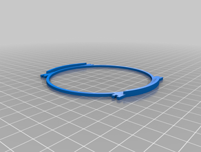 Petrischale Aufhänger inversen Mikroskop Biologie freecad parametric petri 3d print model - Mito3D