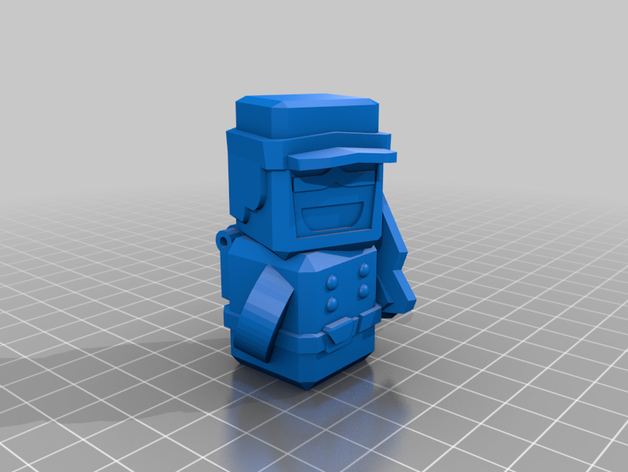 einfache Soldaten Menschen 3D print model - Mito3D