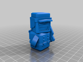 simple soldiers people 3d print model - Mito3D