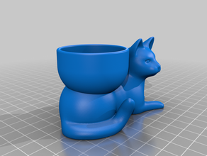 gatto supporto di candela 3d print model - Mito3D