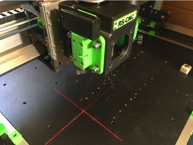 laser de positionnement la cnc 3D print model - Mito3D