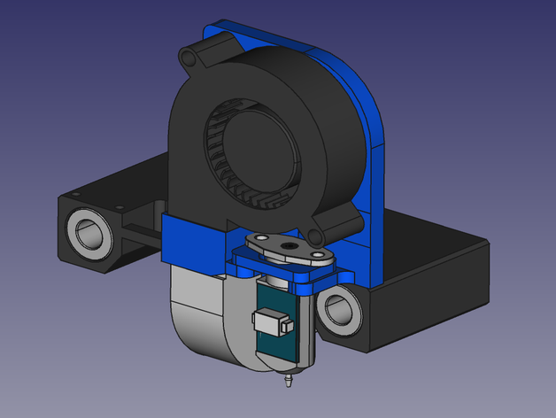 anet a6 3d bl touch sensor holder printer parts mount 3D print model - Mito3D