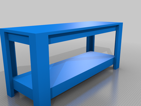 heavy duty cnc work bench diy table 3d print model - Mito3D