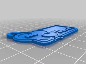 dora seviyoruz Anahtarlık özelleştirilmiş 3d print model - Mito3D