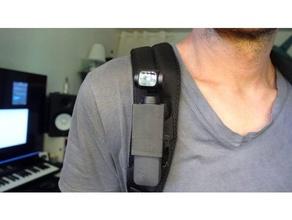 osmo poche stealth sac à dos de monture v2 la caméra un le clip dji 3d print model - Mito3D