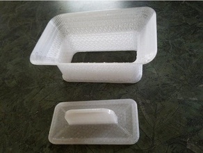 musubi press single layer v4 no spill kitchen & dining rice sherm sherman shermluge spam 3d print model - Mito3D