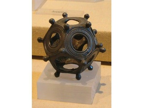 ekobots - roman dodecahedron tarama ve kopyaları openscad yineleme Roma heykel 3d print model - Mito3D