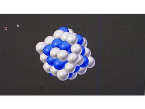 Kupfer-Kernstruktur Physik & Astronomie blender inkrementelle element ne proton Ringe pyramidal cube 3d print model - Mito3D