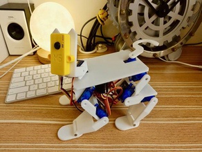 servo robot cat prototype 2 robotics 3d print model - Mito3D