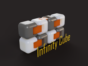 infinity cube toys & games fidget toy 3d print model - Mito3D