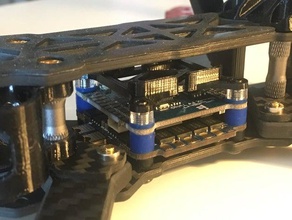 mount tbs crossfire çeşitlilik nano rx ön, orta kısmında r c araçlar crsf 3d print model - Mito3D