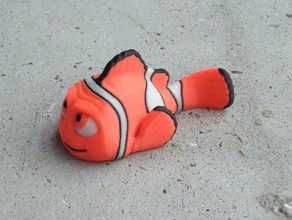 marlin multi-material remix animals alsamen clown fish clownfish dual extrusion mmu multi-color nemo 3d print model - Mito3D