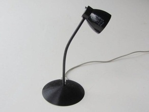 usb lampe à pied de support décor 3d print model - Mito3D