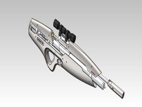 beau pistolet de v10 le bricolage 3d print model - Mito3D