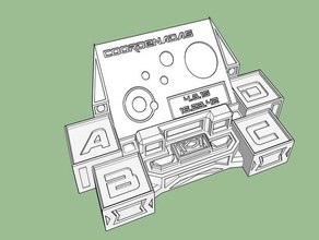 nemesis cockpit console games board door sci-fi 3d print model - Mito3D
