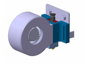 doble turbo el caracol del soplador Impresora 3d accesorios ventilador tronxy x3 de la turbina 3d print model - Mito3D