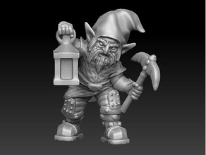 evil gnome pickaxe lantern remake pollygrimms redhat games miniature tabletop 3d print model - Mito3D