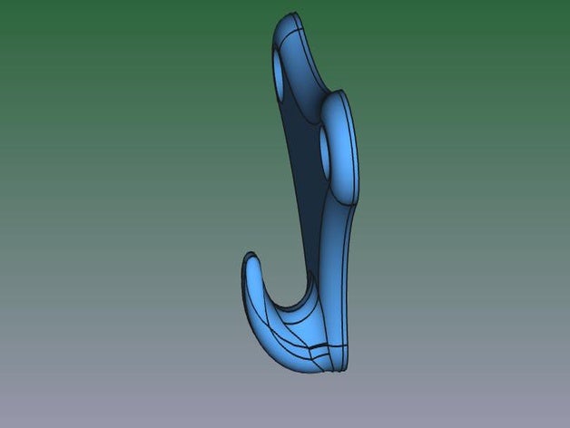 haken zum schrauben b40 d4 3D print model - Mito3D