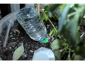 watering bulb water bottle adapter outdoor & garden gardening plant self 3d print model - Mito3D